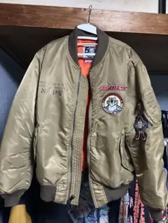 《みどり様専用　新日本プロレス × AVIREX》コラボ MA-1