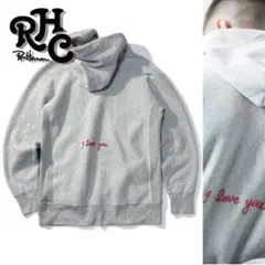 RHC チャンピオン別注　スェットパーカー　sizeSグレー RHC ロンハーマン×チャンピオン】大人に似合うスウェット