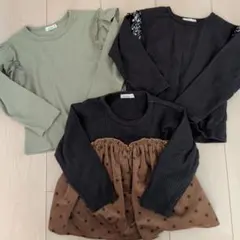 長袖シャツ 3点セット 100cm