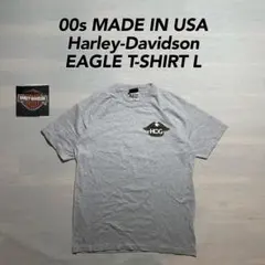00s USA製 ハーレーダビットソン イーグル 半袖 Tシャツ Y2K