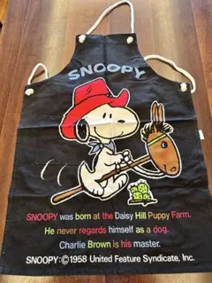 超希少 60s SNOOPY イングランド製 エナメル エプロン PVC素材 - メルカリ