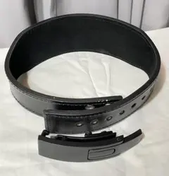 新品 パワーベルト レバーアクション Sサイズ 本革 グレー×艶銀 可変式 新品 パワーベルト レバーアクション Sサイズ 本革 グレー×艶銀