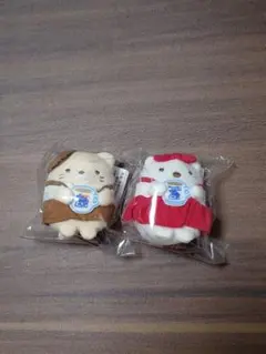 【限定】 コメダ珈琲店×すみっコぐらし　てのりぬいぐるみ しろくま　ねこ　セット