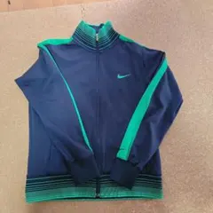 NIKE DRI-FIT トラックジャケット ネイビー グリーン Lのサムネイル