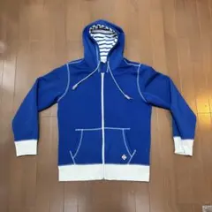 ブルー フルジップ スウェットパーカー TURE RELIGION