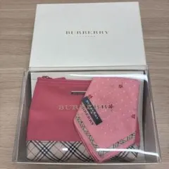 ⭐️ Burberry ⭐️ バーバリー レディース ポーチ ハンカチ セット