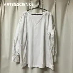 ARTS&SCIENCEリネンプルオーバー白3美品 - メルカリ