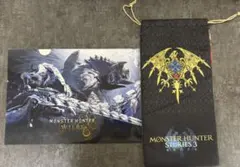 【非売品　新品未使用】東京ゲームショウ2022 モンハン　タオル　ステッカー モンスターハンター」、「ロックマン」とのコラボ刺繍アイテムを