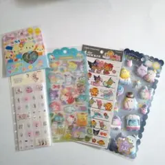 ウサハナ　おはじきシール　サンリオ　ドロップジェリーシール　エスターバニー