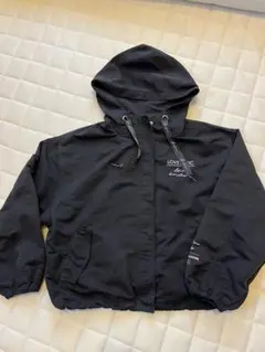 lovetoxic ラブトキ フード付きジャケット 黒 Mサイズ（150）