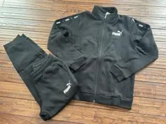 新品PUMAのスウェットセットアップ　プーマ　160 ユニセックス　黒
