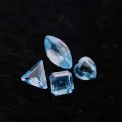 スイスブルートパーズ　ルース　約5.3ct　まとめ売り　 宝石質　特価　天然石