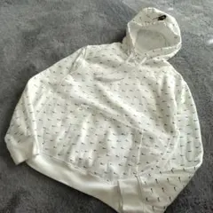 く*ん様 NIKE　ナイキ　Y2K スウォッシュロゴ　総柄　プルオーバーパーカー