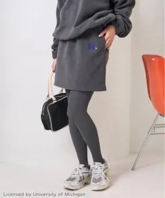 FREAK'S STORE カレッジロゴ フリース ミニスカート