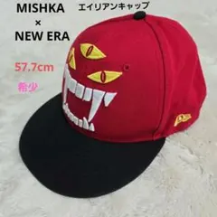 希少 美品 ミシカ ニューエラ コラボ モンスターキャップ 赤/黒