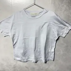 Mylumi 半袖Tシャツ ライトブルー コットン100% 日本製 レディースのサムネイル