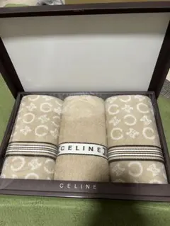 CELINE タオルセット 3枚 ベージュ