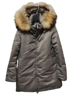 add エーディーディー 異素材 切り替え ウール ダウンジャケット