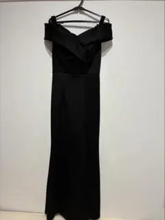 オフショルダー ブラックドレス M