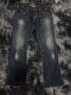 EDWIN 503 フレアデニム　ダークブルー