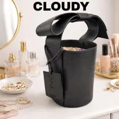 美品❤️ CLOUDY クラウディ　リボンハンドルバッグ　ブラック　送料込み