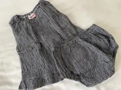 ギンガムチェック トップス ブルマ セットアップ 80サイズ