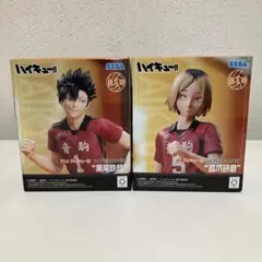 【新品未開封】ハイキュー!! 黒尾鉄朗 孤爪研磨 フィギュア セット
