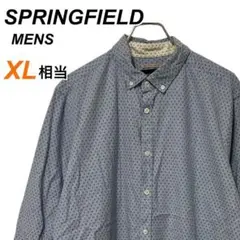 SPRINGFIELD シャツ 長袖シャツ 水色 古着