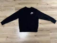 【美品】 NIKE スウェット ブラック Lサイズ パープルロゴ