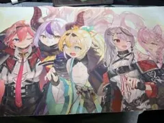 holoX 活動2周年記念　ホロライブ　ラバーマット　ホロックス holoX(ホロックス) 2周年記念 プレイマット - メルカリ