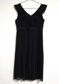 アズ ノゥ アズ フリル付き ノースリーブワンピース フォーマル 36サイズ