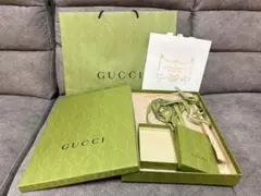 GUCCI グリーン 紙袋　ギフトボックス セット