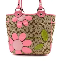 希少】COACH ブリーカー パッチワーク トートバッグ シグネチャー y2k