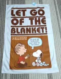 新品未使用　スヌーピーフリースブランケット 約70cm x 100cm