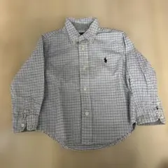 Ralph Lauren チェック柄長袖シャツ 24M 90㎝