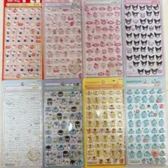 サンリオミニ ボンボンドロップシール コンプリート 8枚セット