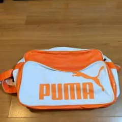 PUMA オレンジ ホワイト バッグ