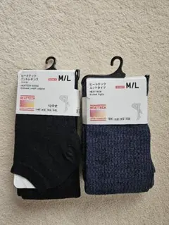 UNIQLO HEATTECH レギンス＆タイツ 2足セット M/L