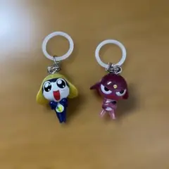 ケロロ軍曹ガチャガチャめじるしアクセサリー　タママ二等兵　ギロロ伍長　2個セット
