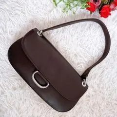 Comtesse コンテス ワンショルダー　エンジェルロゴ ダークブラウン