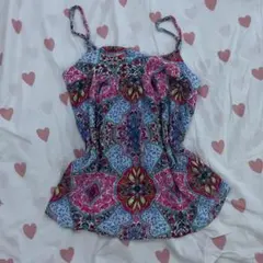 GAP 花柄キャミソール XS Y2k海外ガール平成ギャル