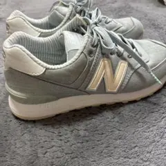 New Balance スエード スニーカー W574 BROWN(3QY) - メルカリ