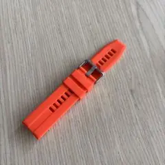 腕時計交換用ラバーベルト オレンジ 新品