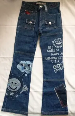 エンジェルブルー パンツ デニム ズボン 150 キッズ 子供服