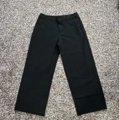 レディース　無印良品　縦横ストレッチチノ　ワイドパンツ