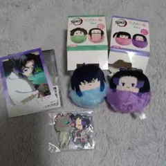 鬼滅の刃 たぴぬい 箔押しブロマイド ラバーマスコット おまとめ 伊之助 しのぶ