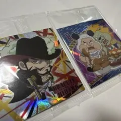 ONE PIECE シールウエハース ミホーク モージ＆リッチー