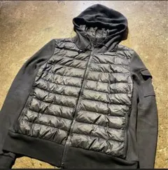 MONCLER MAGLIAモンクレールCARDIGANスウェット地切替ダウンM