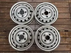 手渡しのみ　三菱ミニキャブ　u62t 純正　鉄ホイール　てっちん　軽トラホイールのサムネイル