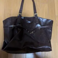 ダークブラウン トートバッグ 大容量